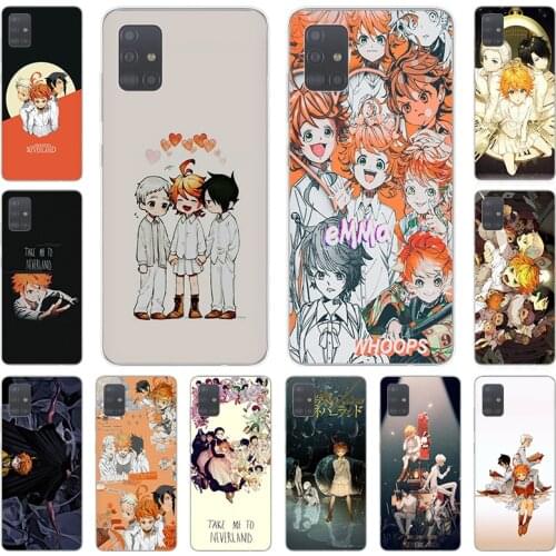 The Promised Neverland Anime Soft Phone Case For Samsung A22 A72 A52 A51 A71 A41 A31 A32 A42 A21S A11 A50 A70 A20 A40 A12 Cover