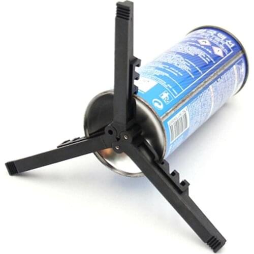 Outdoor Camping Gas Tank Stove Base Holder Cartridge Canister Tripod Braket Bottle Shelf Tilting Prevention Stand