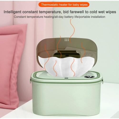 Baby Wipe Warmer Baby Wipes Heaters Wet Wipes Dispenser Baby Insulation Heat Napkin Thermostat Wet Tissue Heating Box