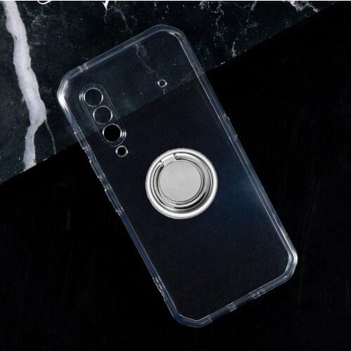 For Blackview BL6000 Pro 5G Back Ring Holder Bracket Phone Case Cover Phone TPU Soft Silicone ON BL6000Pro 6.39"