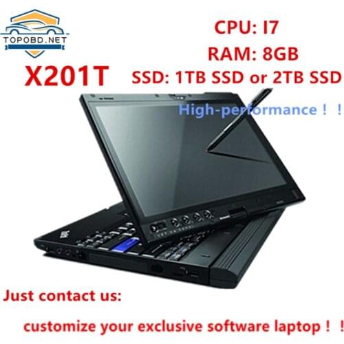 For l.enovo X201T i7 cpu 8GB RAM used laptop can work for alldata Star C4/C5/C6 ICOM ISTA customize the software you need