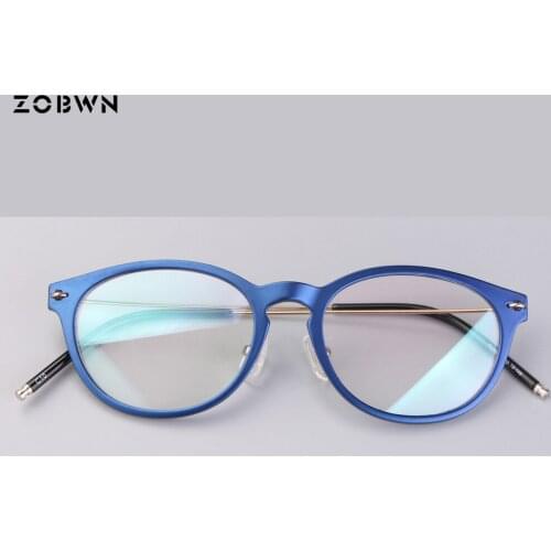 Classic Retro ultra light Nerd Frames myopia Glasses Fashion brand designer Men Women Eyeglasses Vintage round Eyewear femininos