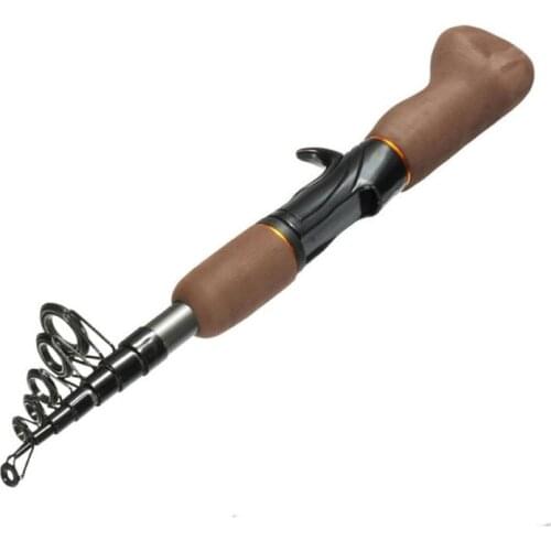 2021 Top Portable Carbon Fiber Telescope Fishing Rod Travel Sea Rock Spinning