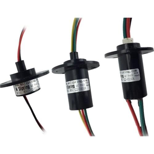 M Slipring Wind Power Generator Large Current 5A 10A 15A 30A Slip Ring 2/3/4/6/8/12 Channels Capsule Slip Rings Rotary Joint