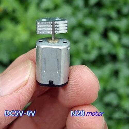 5V-6V N20 super strong vibration power DIY DC motor with eccentric wheel precious metal brush