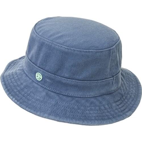 2021 New Bucket Hat of Work Clothes Washed Denim Fishermans Cap Cloth Basin Cap Short Brim Sunshade Hat Men Womens Versatile