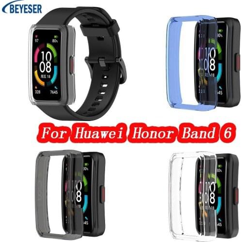 New Style Suitable For Huawei Honor Band 6 Smart Watch Screen Full Coverage Soft Film Colorful Atmosphere Protective Case