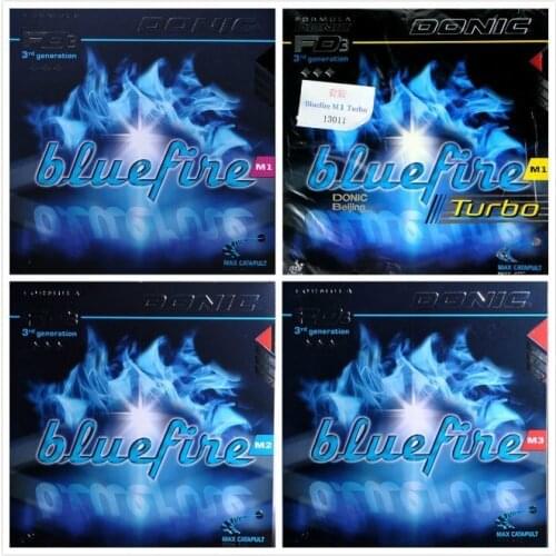 Donic Original Blue fire M1/M2/M3 Bluefire Pips-in BLUE SPONGE Table Tennis Rubber Strong Spin Pimples In Ping Pong Rubber