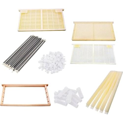 Apiculture No Graft Queen Rearing System Kit Cell Cups Bee Breeding Easy Use