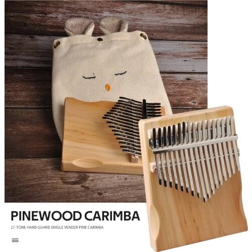 17 Keys Kalimba Thumb Piano Deer Design Musical Instrument Acacia Wood Finger Thumb Piano Mbira Wood Kalimba Musical Machine