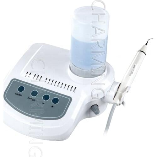 Portable ultrasonic scaler dental piezo ultrasonic scaler with water bottle LED handpiece / Woodpecker dental ultrasonic scaler