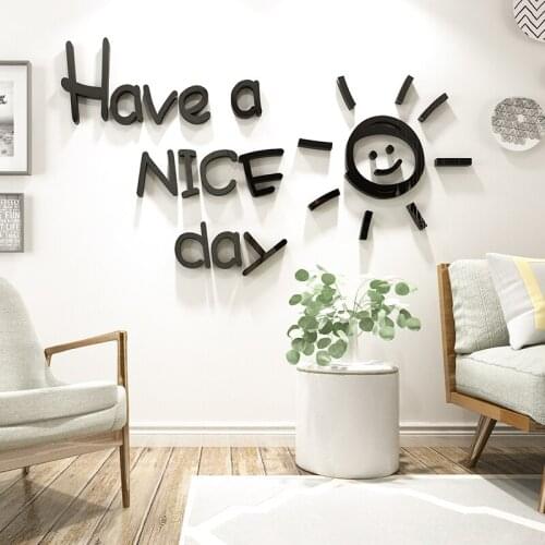 Nordic style simple 3d three-dimensional wall stickers living room bedroom sofa background wall stickers self-adhesive