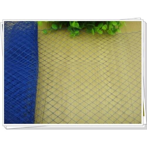 High Quality Royal Blue or 12 Colors 18''(45Cm) Birdcage Veiling Millinery Hat Veil DIY Hair Accessories Bridal Fascinator Veil