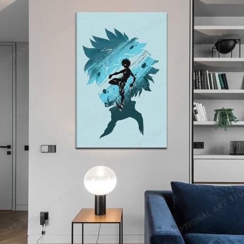 Thunderbold Killua Hxh Hunter x Hunter Poster Anime Canvas Wall Art Decoration Prints For Room Home Modern Decor Painting Gift