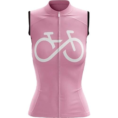 SPTGRVO LairschDan 2021 lady pink cycling jacket sleeveless jersey gilet mtb bike shirt summer quick dry women‘s cycling vests
