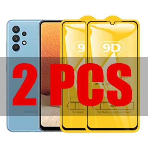 2Pcs 9D Glass For Samsung A32 4G 6.4'' A325F Protective Glass for Samsung Galaxy A32 5G 6.5'' A 32 2021 Screen Protector Film