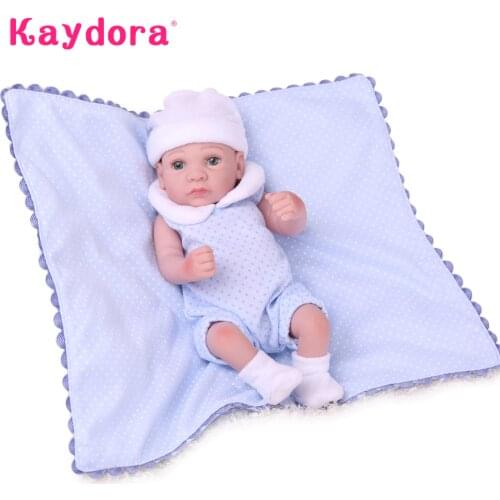 10 inch Mini Full Silicone Reborn Baby Dolls 25 CM Alive Lol Water Proof Bathe Playmate bebe Menino Toys Kids Birthday Gift