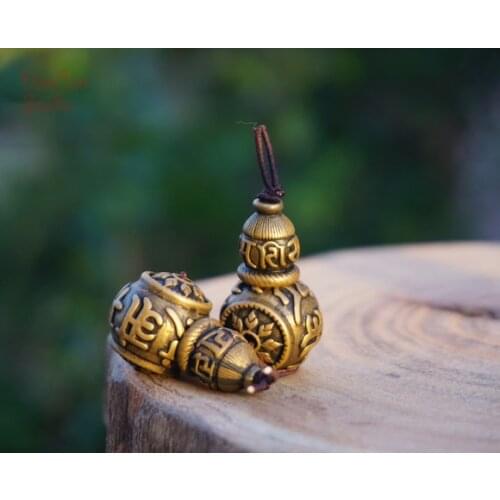 10mm/14mm/18mm Bronze Beads Carved words Brass Guru Bead Copper Mala Beads Japa Bracelet Jewellry Findings DIY Accessories