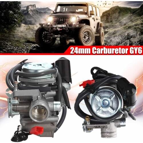 1x Four Stroke Carburetor Auto Motorcycle Scooter Carb 110cc 125CC 150CC GY6 ATV Go Kart Roketa Taotao Bore 24mm For Yamaha
