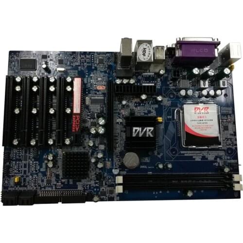G41 DVR Security Monitoring Motherboard LGA775 DDR3 5 PCI Slots Industrial Desktop Computer Motherboard