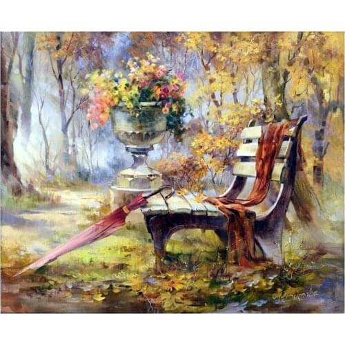 Hot 5d DIY Diamond Painting Cross Stitch Forest Crystal Diamond Embroidery Landscape Full square dill Set Decorative drawing