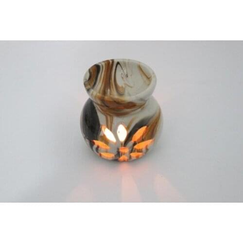 China Jewelry Handmade Marbled Pattern Tile Ceramic Censer candle and candlestick свеча и подсвечник vela y candelero