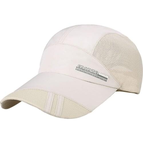 Fashion Mesh Cap Unisex Sports Hat Summer Outdoor Baseball Hat Running Cap Popular Solid Cap