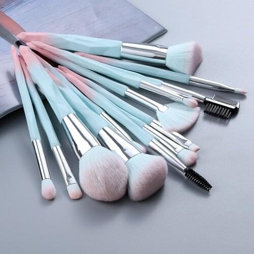 12/13 pcs Makeup Brushes Set Face Eye Lip Eyeshadow Eyebrow Comb Eyelash Spoolies Foundation Powder Brush Tools