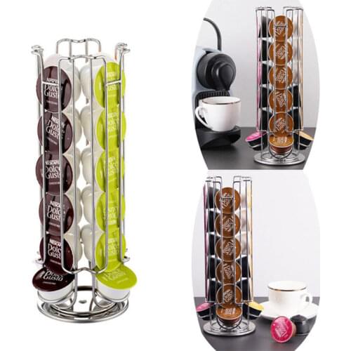 New Metal Coffee Capsule Storage set Rack holder coffee stand for capsul holder coffee maker tea cup Coffeeware Sets Storage Rac
