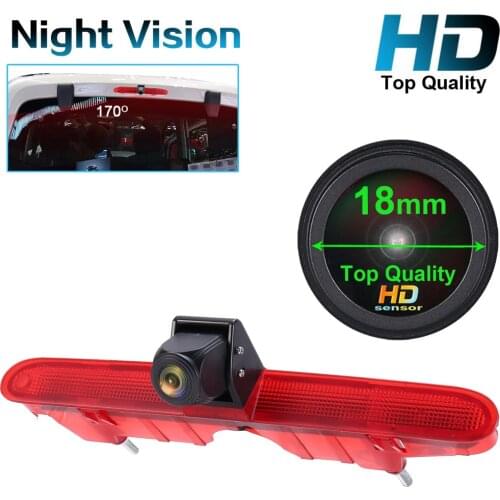 NEW 18mm HD lens Car Brake Light Rear view camera for Peugeot Partner 2 II Tepee Rifter Citroen Berlingo 3 I 4 IV B9 Kasten