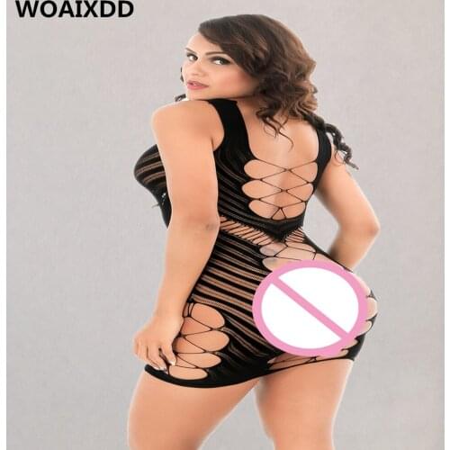 Sexy Underwear Bandage Lingerie Nighties Fishnet Mesh Hot Sexi Woman For Sex Big Sizes Women Erotic Porn Dress Exotic Negligee