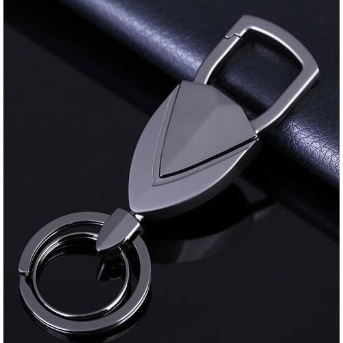 Shield model keychain key ring waist hanging car key chain key holder high quality sleutelhanger chaveiro llaveros hombre