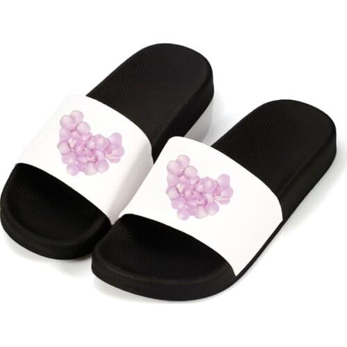 2021 Summer Slipper Heart Shape Pattern House Slippers Comfort Non-slip Flip Flops Beach Sandals For Women Plus Size 41