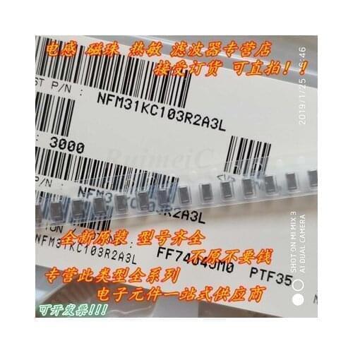 10PCS Chip Filter Capacitor NFM31KC104R1H3L R2A3L 1206 50V 100NF 103/153/223/104 10A NFM31PC276B0J3L 6.3V 27UF 10/15/22NF