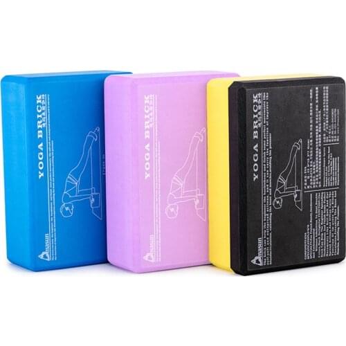 Yoga Block Supportive EVA Foam Block With Soft Non-Slip Surface For Yoga Pilates Meditation Indoor Fitness Accessories