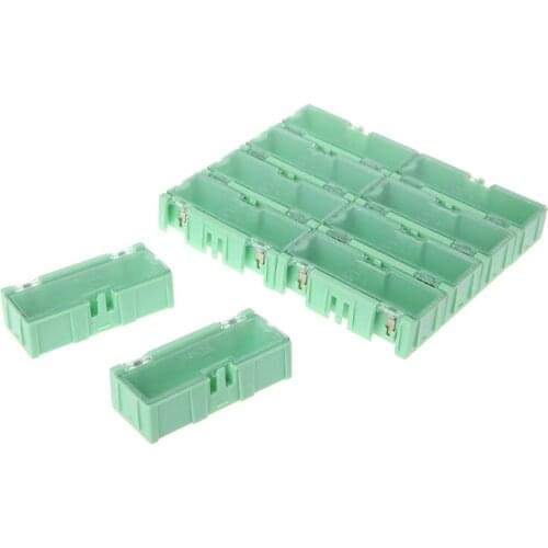 Mini SMD SMT Electronic Box IC Electronic Components Storage Case 75x31.5x21.5mm