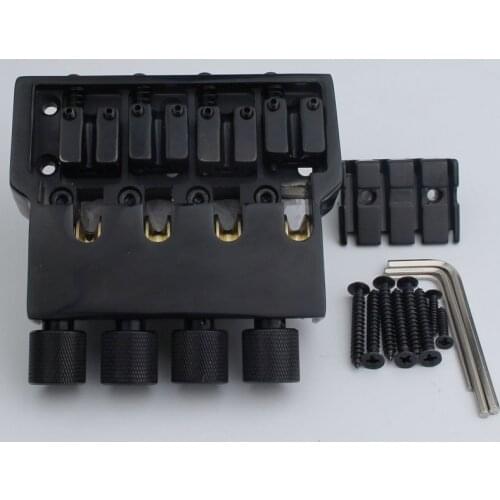Black ALP 4 String Headless Bass Bridge WB1001