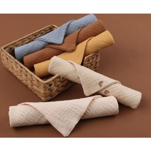 Baby Handkerchief Soft Burp Cloth Wipe Cloth Newborn Face Towel Bibs 30x30cm 69HE