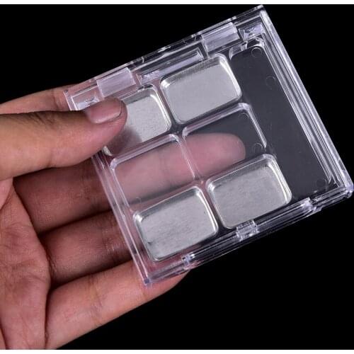DIY Empty Packing+6PCS Palette 6 Square Grid Eyeshadow Lipstick Powder Box Case Cosmetic