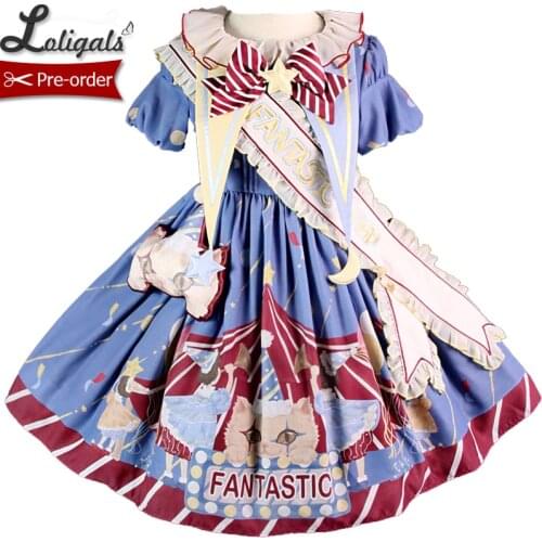 Fantastic Night ~ Sweet Short Sleeve Lolita Dress by Alice Girl ~ Pre-order