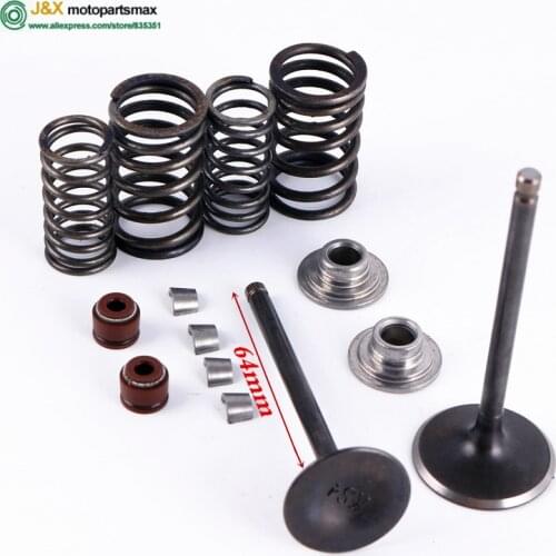 GY6 50 60 80 100cc 64/69MM Valve Spring Assembly Kit 4 stroke Scooter Moped ATV 139QMB 139QMA Engine Q