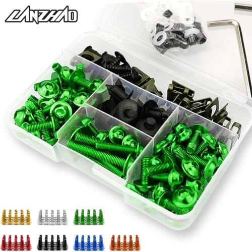 Motorcycle Fairing Bolts Fastener Clip Screw Kit Custom for Kawasaki Z1000 Z250 Z400 Z650 Z800 Z900 RS ABS 2011 - 2017 2018 2019