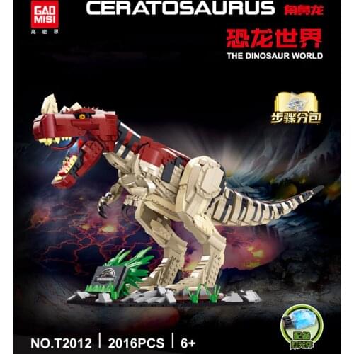 Dinosaur Blocks Building Bricks Tyrannosaurus Model Brinquedos Jurassic Park Figure Kids Toys for Children Gifts Boy Present