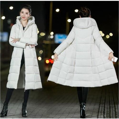 Brieuces Winter Jacket Women Thick Warm Female Cotton Coat Parkas Long jaqueta feminina Women Hooded Coat Plus Size XS-6XL
