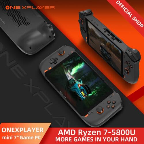 OneGx Gaming Laptop Mini PC Portable Computer Netbook 7 Inch Core i5-10210Y Laptops High-speed Internet Support WiFi 4G 5G