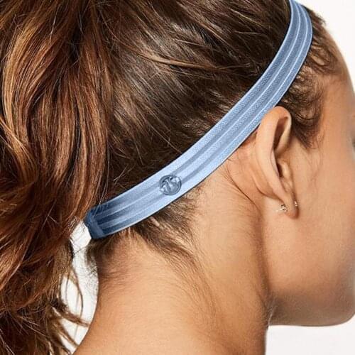 New 1 pc Women Men yoga hair bands Sports headband girls sport Anti-slip Elastic Rubber Sweatband Football Running