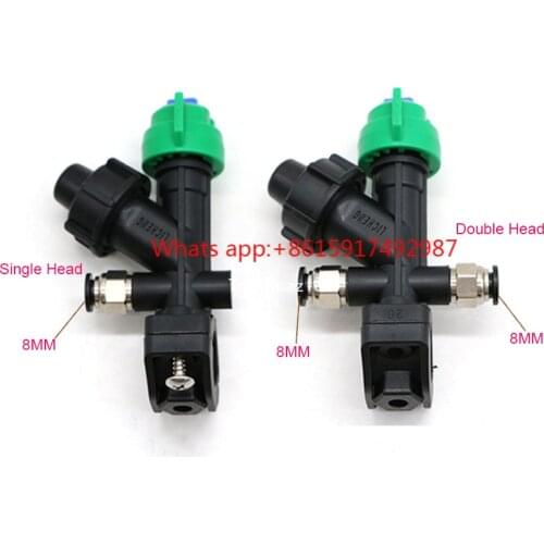 20MM Clamp Agricultural Drone Sprayer with 6mm 8mm Quick Plug Plant Protection Sprayer Nozzle 110 Degree Flat Fan Nozzle Spray
