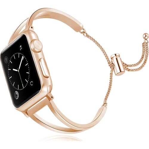 Watch accessories for apple watch band 40mm 38mm 44mm 42mm iwatch apple watch 5/4/3/2/1 stainless steel bracelet metal watchband