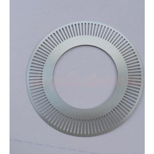Gray Metal Code Disc Meter Wheel Speed Sensor Meter Counting Wheel M1-14 100 Wire Grating Disk for Robot Car Chassis Code Wheel