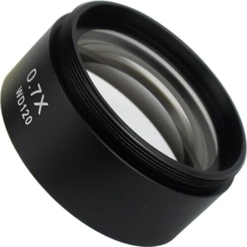 SM07 0.7X Barlow Lens, WD120 SM07 0.7X Barlow Lens for SM Stereo Microscopes (48mm)